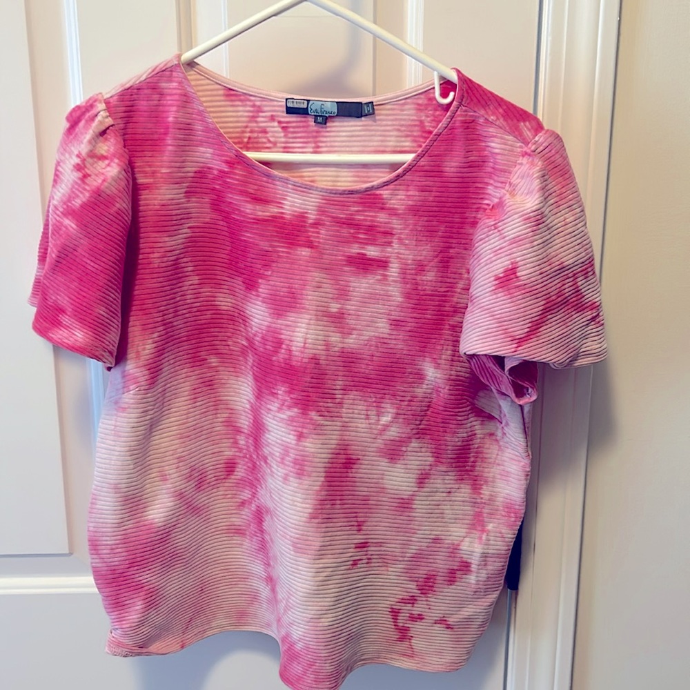 Anthropologie EVA FRANCO PINK TYE DYE SIZE MED